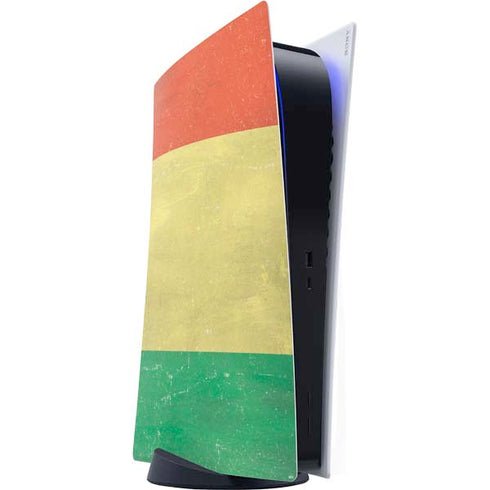 Bolivia Flag Distressed PS5 Digital Edition Console Skin